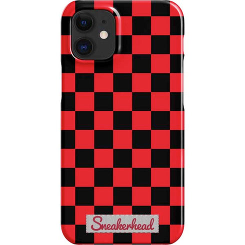 Sneakerhead Red Checkered iPhone 12 Mini Lite Case