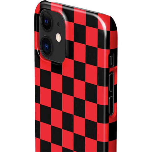 Sneakerhead Red Checkered iPhone 12 Mini Lite Case