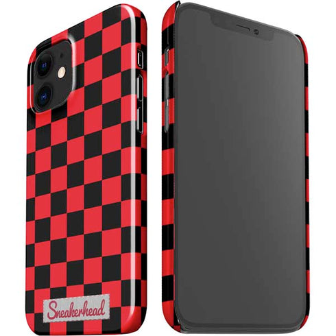 Sneakerhead Red Checkered iPhone 12 Mini Lite Case