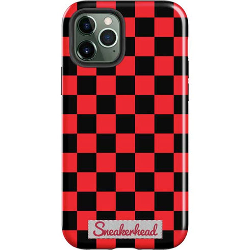 Sneakerhead Red Checkered iPhone 12 Pro Impact Case