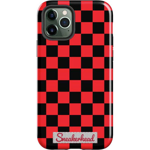 Sneakerhead Red Checkered iPhone 12 Pro Max Impact Case