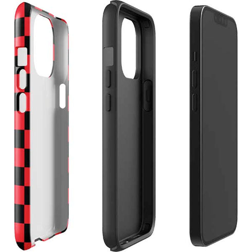 Sneakerhead Red Checkered iPhone 13 Pro Max Impact Case