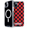 Sneakerhead Red Checkered iPhone 15 Plus MagSafe Case