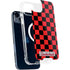 Sneakerhead Red Checkered iPhone 15 Plus MagSafe Case