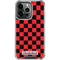 Sneakerhead Red Checkered iPhone 15 Pro Clear Case
