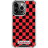 Sneakerhead Red Checkered iPhone 15 Pro Clear Case