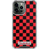 Sneakerhead Red Checkered iPhone 15 Pro Max Clear Case