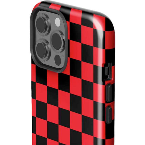 Sneakerhead Red Checkered iPhone 15 Pro Max Impact Case