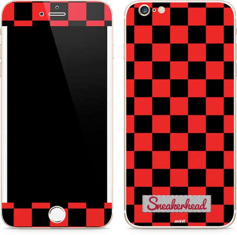Sneakerhead Red Checkered iPhone 6/6s Plus Skin