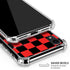 Sneakerhead Red Checkered iPhone XR Clear Case