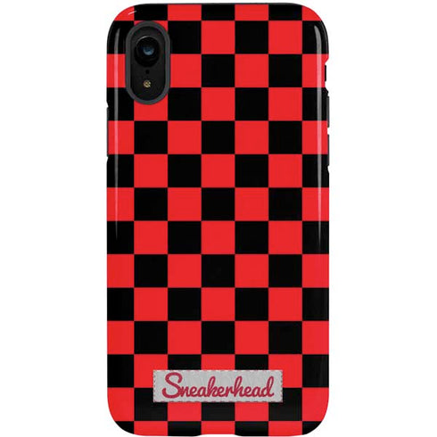 Sneakerhead Red Checkered iPhone XR Pro Case