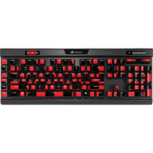 Sneakerhead Red Checkered K95 RGB PLATINUM Mechanical Gaming Keyboard Skin