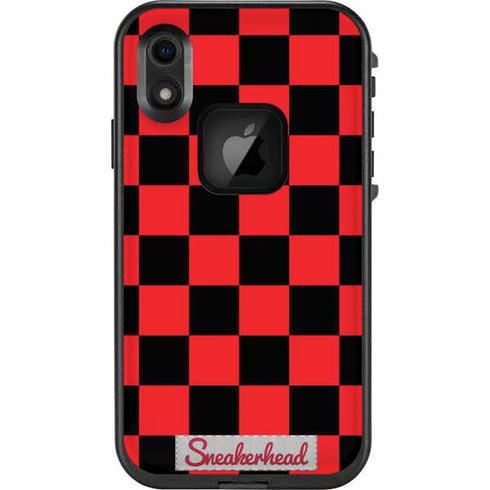 Sneakerhead Red Checkered LifeProof Fre iPhone Skin