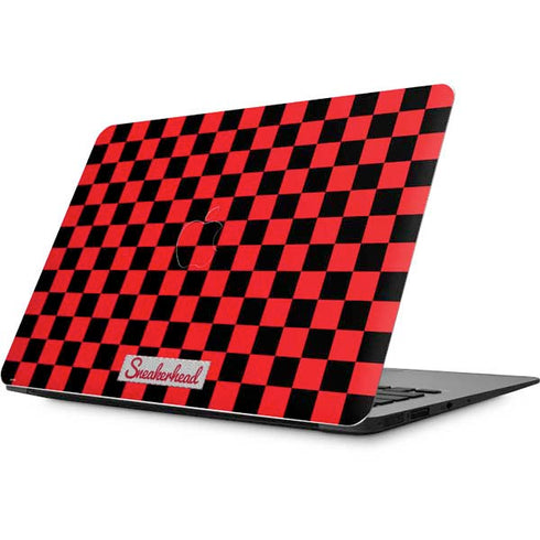 Sneakerhead Red Checkered Apple MacBook Skin
