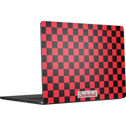 Sneakerhead Red Checkered MacBook Air 15 in (2023) Skin
