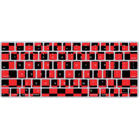 Sneakerhead Red Checkered Magic Keyboard Skin