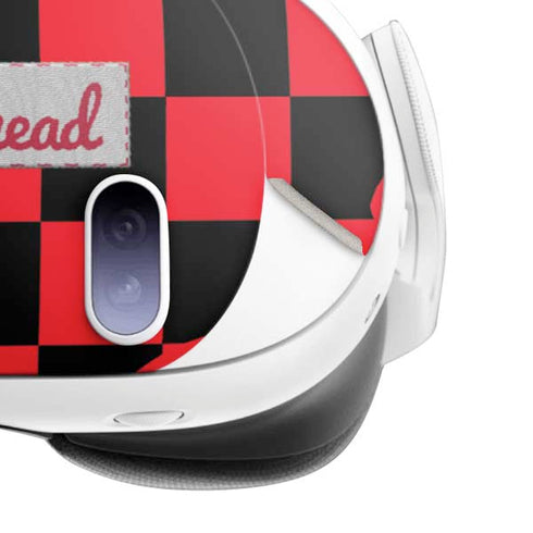 Sneakerhead Red Checkered Meta Quest 3 Skin
