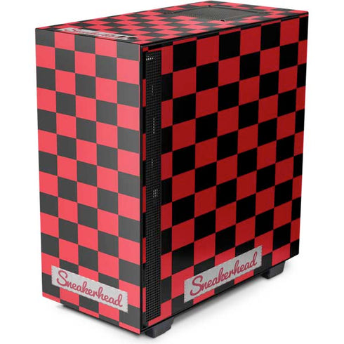 Sneakerhead Red Checkered NZXT H510 Compact ATX Mid-Tower Case Skin