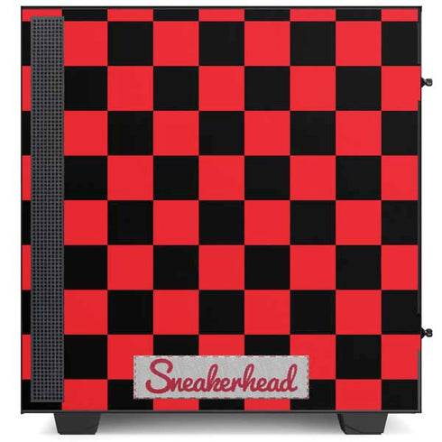 Sneakerhead Red Checkered NZXT H510 Compact ATX Mid-Tower Case Skin