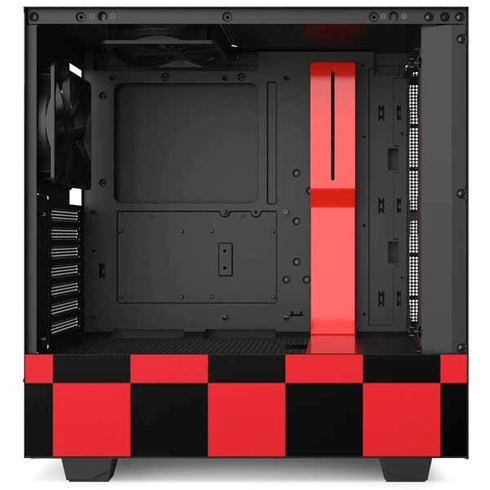 Sneakerhead Red Checkered NZXT H510 Compact ATX Mid-Tower Case Skin