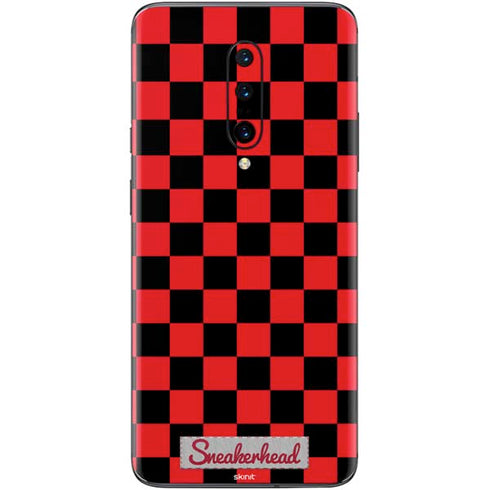 Sneakerhead Red Checkered OnePlus 7 Pro Skin