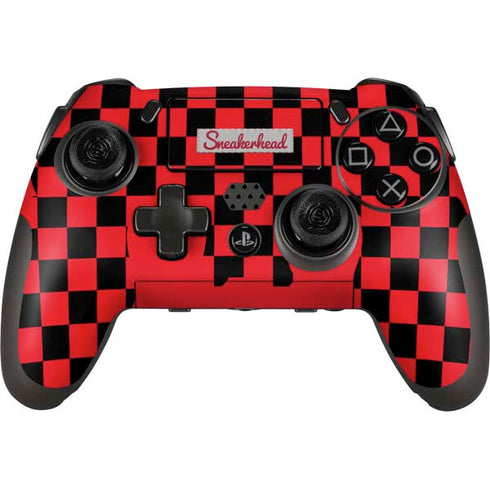 Sneakerhead Red Checkered PlayStation Scuf Vantage 2 Controller Skin