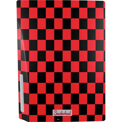 Sneakerhead Red Checkered PS5 Bundle Skin