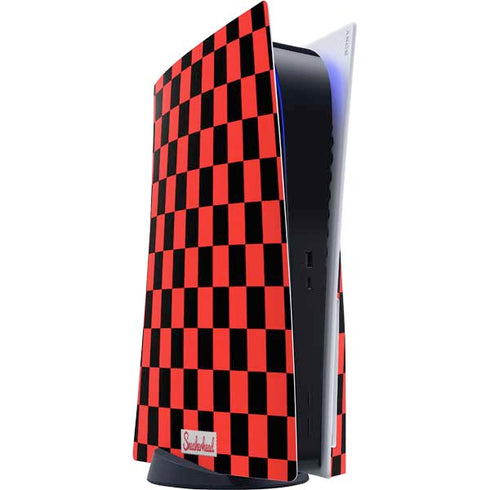 Sneakerhead Red Checkered PS5 Console Skin