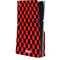 Sneakerhead Red Checkered PS5 Slim Disk Console Skin