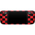 Sneakerhead Red Checkered Steam Deck Handheld Gaming Computer Skin