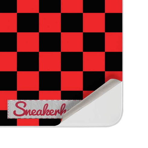 Sneakerhead Red Checkered Surface Duo Skin