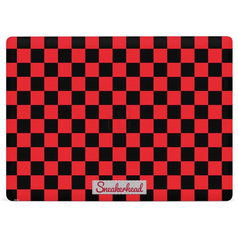 Sneakerhead Red Checkered Surface Laptop 2 Skin