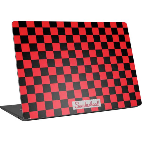 Sneakerhead Red Checkered Surface Laptop 4 15in Skin