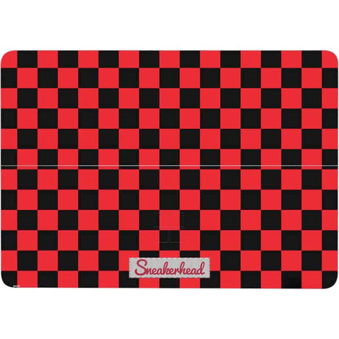 Sneakerhead Red Checkered Surface Laptop Studio Skin