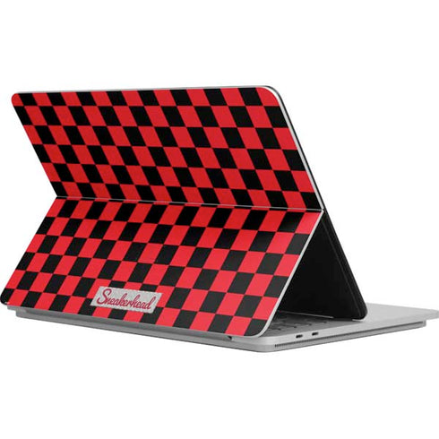Sneakerhead Red Checkered Surface Laptop Studio Skin