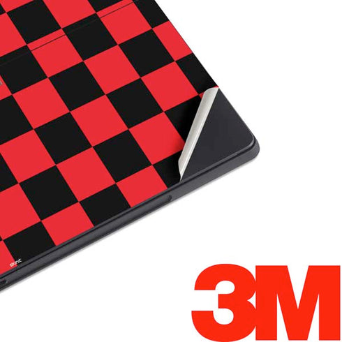 Sneakerhead Red Checkered Surface Pro 7 Skin