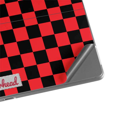Sneakerhead Red Checkered Surface Pro 8 Skin
