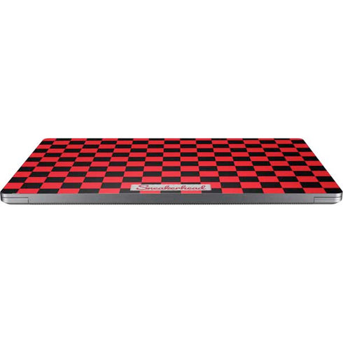 Sneakerhead Red Checkered Universal Laptop 12in (9.8 x 6.8in) Skin