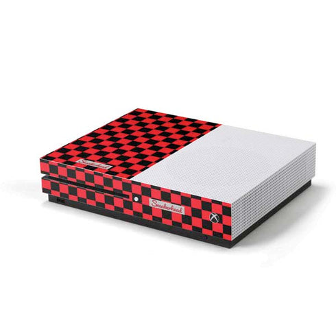 Sneakerhead Red Checkered Xbox One S Console Skin