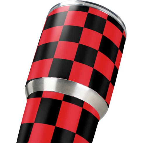 Sneakerhead Red Checkered Yeti 30oz Rambler Tumbler Skin