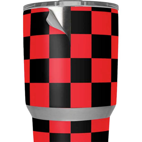 Sneakerhead Red Checkered Yeti 30oz Rambler Tumbler Skin