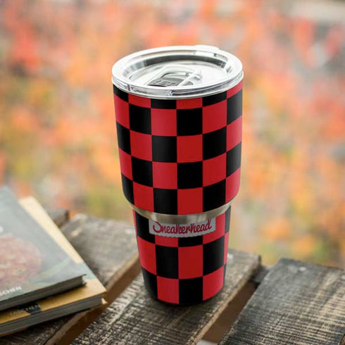 Sneakerhead Red Checkered Yeti 30oz Rambler Tumbler Skin