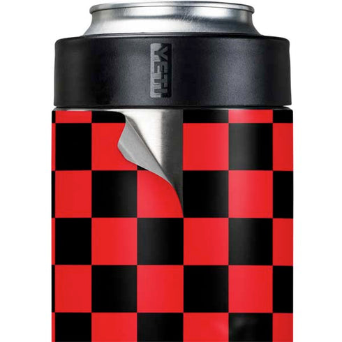 Sneakerhead Red Checkered Yeti Colster Can Insulator Skin