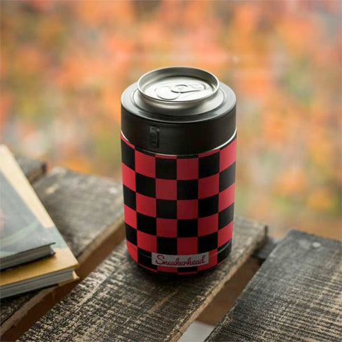 Sneakerhead Red Checkered Yeti Colster Can Insulator Skin
