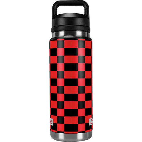 Sneakerhead Red Checkered YETI Rambler 26oz Bottle Skin