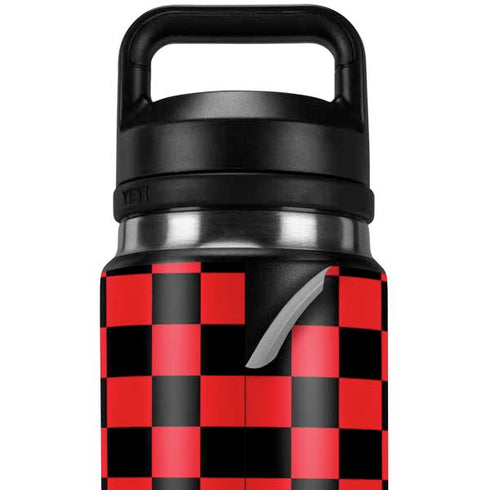 Sneakerhead Red Checkered YETI Rambler 26oz Bottle Skin