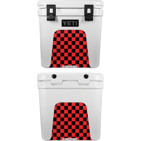 Sneakerhead Red Checkered YETI Roadie 24 Hard Cooler Skin