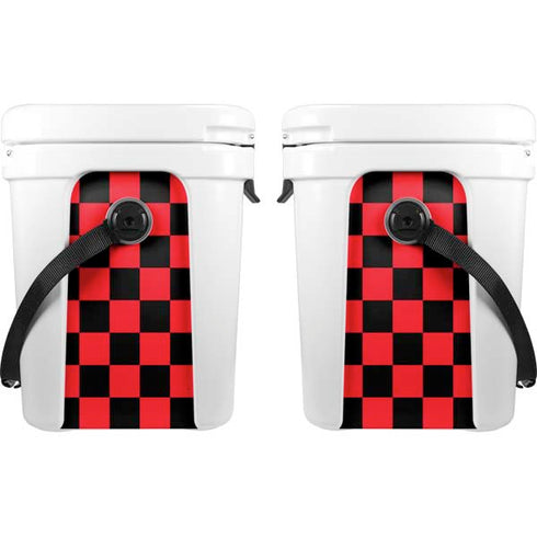 Sneakerhead Red Checkered YETI Roadie 24 Hard Cooler Skin