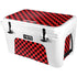 Sneakerhead Red Checkered YETI Tundra 45 Hard Cooler Skin