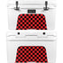 Sneakerhead Red Checkered YETI Tundra 45 Hard Cooler Skin